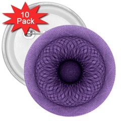 Mandala 3  Button (10 Pack) by Siebenhuehner