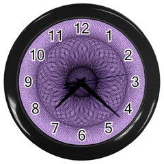 Mandala Wall Clock (black) by Siebenhuehner