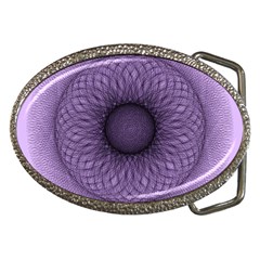 Mandala Belt Buckle (oval) by Siebenhuehner