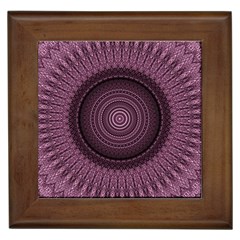 Mandala Framed Ceramic Tile by Siebenhuehner