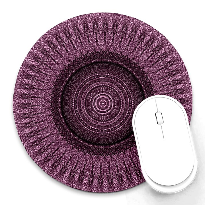 Mandala 8  Mouse Pad (Round)