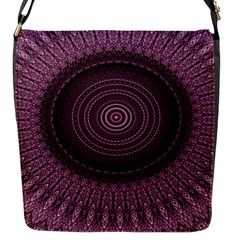 Mandala Flap Closure Messenger Bag (small) by Siebenhuehner