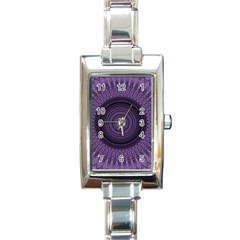 Mandala Rectangular Italian Charm Watch by Siebenhuehner