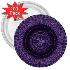 Mandala 3  Button (100 Pack) by Siebenhuehner