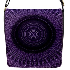 Mandala Flap Closure Messenger Bag (small) by Siebenhuehner