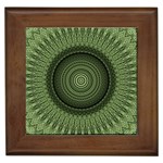 Mandala Framed Ceramic Tile Front