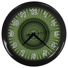 Mandala Wall Clock (black) by Siebenhuehner