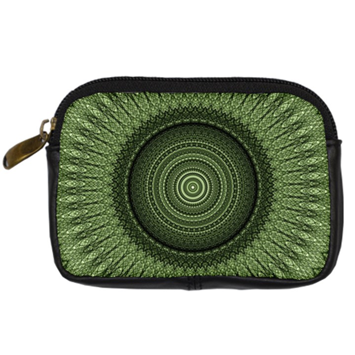 Mandala Digital Camera Leather Case