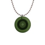 Mandala Button Necklace Front