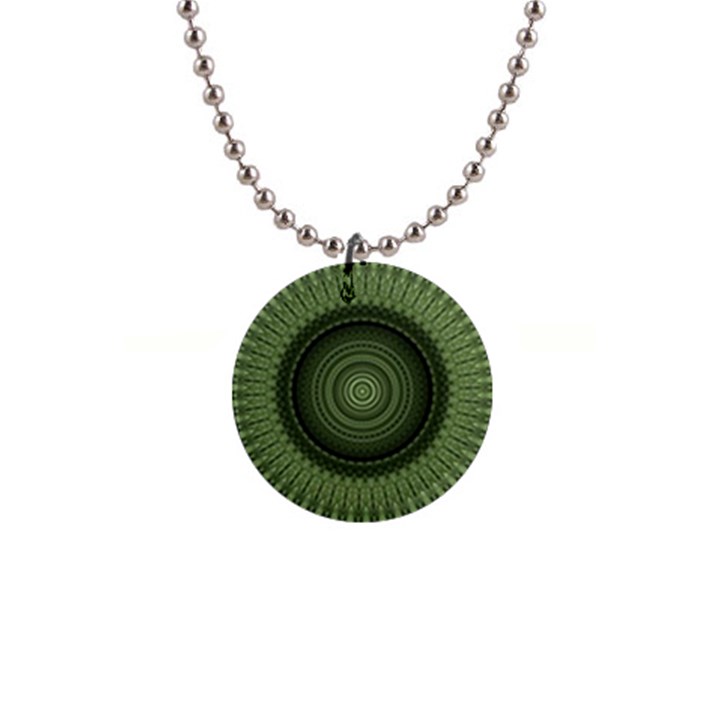 Mandala Button Necklace