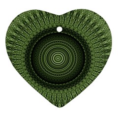 Mandala Heart Ornament (two Sides) by Siebenhuehner