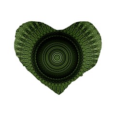 Mandala 16  Premium Heart Shape Cushion  by Siebenhuehner