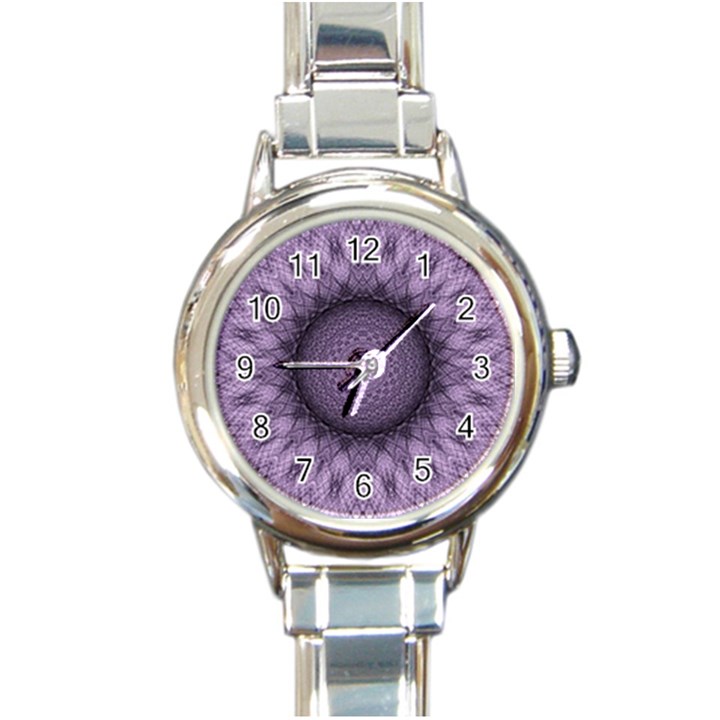 Mandala Round Italian Charm Watch