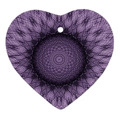 Mandala Heart Ornament by Siebenhuehner