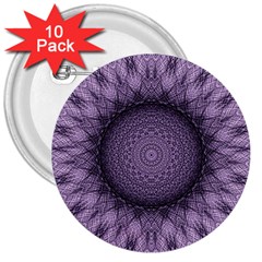 Mandala 3  Button (10 Pack) by Siebenhuehner