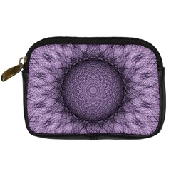 Mandala Digital Camera Leather Case by Siebenhuehner