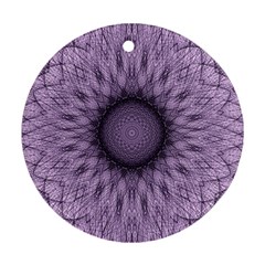 Mandala Round Ornament by Siebenhuehner