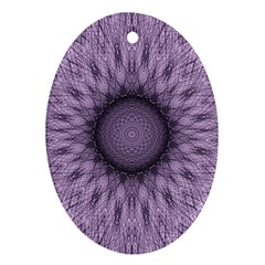 Mandala Oval Ornament (two Sides) by Siebenhuehner