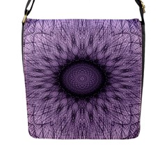 Mandala Flap Closure Messenger Bag (large) by Siebenhuehner