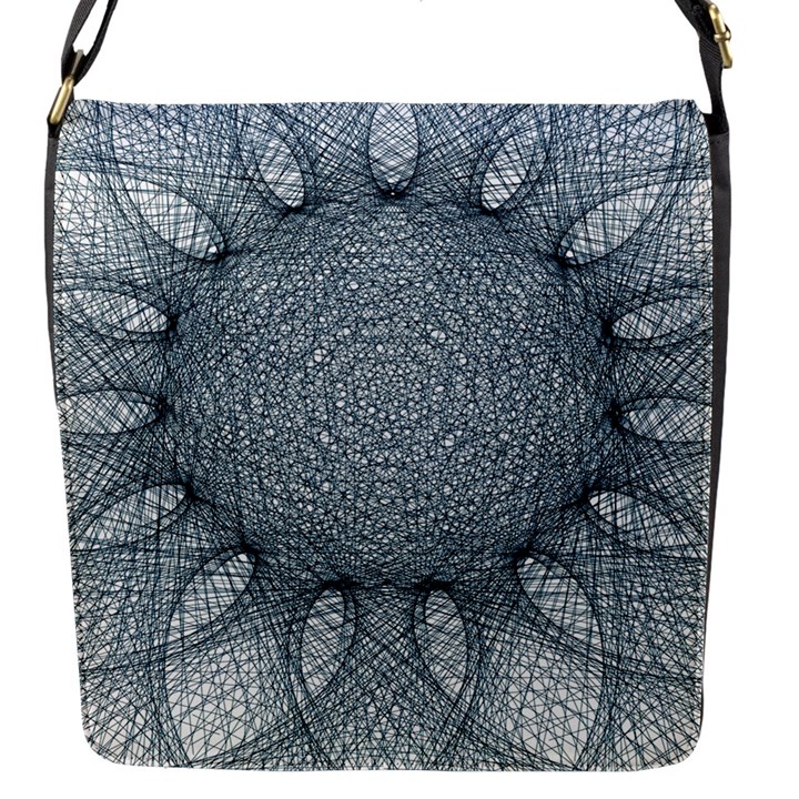 Mandala Flap closure messenger bag (Small)