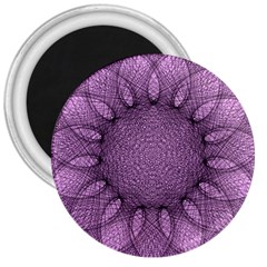 Mandala 3  Button Magnet by Siebenhuehner