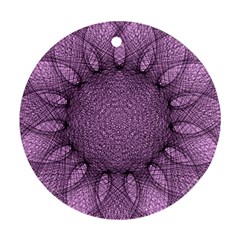 Mandala Round Ornament by Siebenhuehner