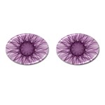 Mandala Cufflinks (Oval) Front(Pair)