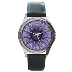 Mandala Round Metal Watch (silver Rim) by Siebenhuehner