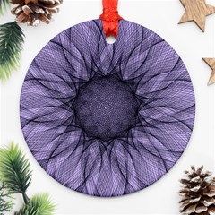 Mandala Round Ornament by Siebenhuehner