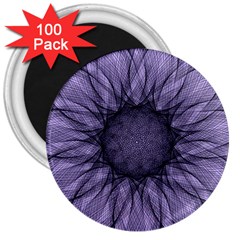 Mandala 3  Button Magnet (100 Pack) by Siebenhuehner