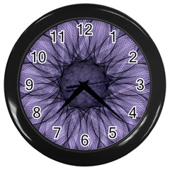 Mandala Wall Clock (black) by Siebenhuehner