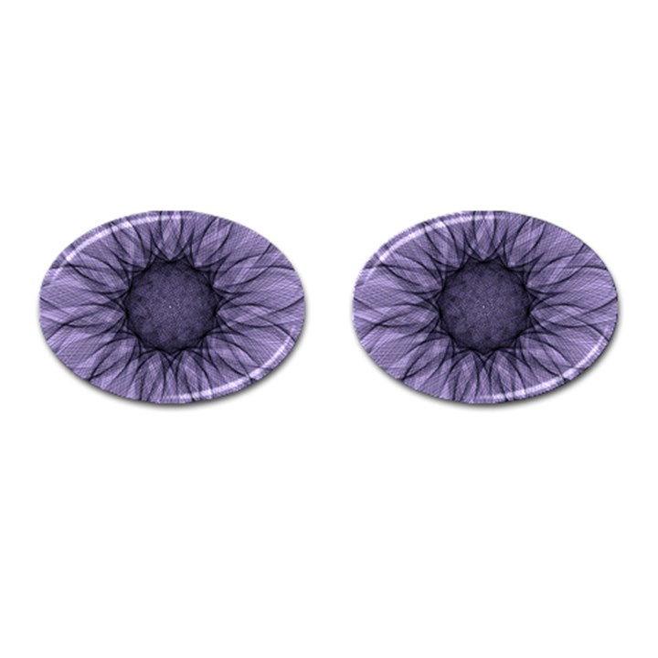 Mandala Cufflinks (Oval)