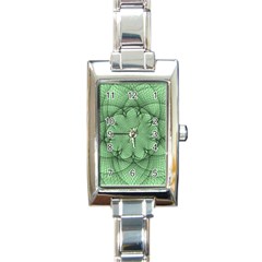 Spirograph Rectangular Italian Charm Watch by Siebenhuehner