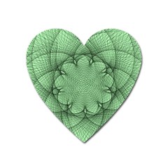 Spirograph Magnet (heart) by Siebenhuehner