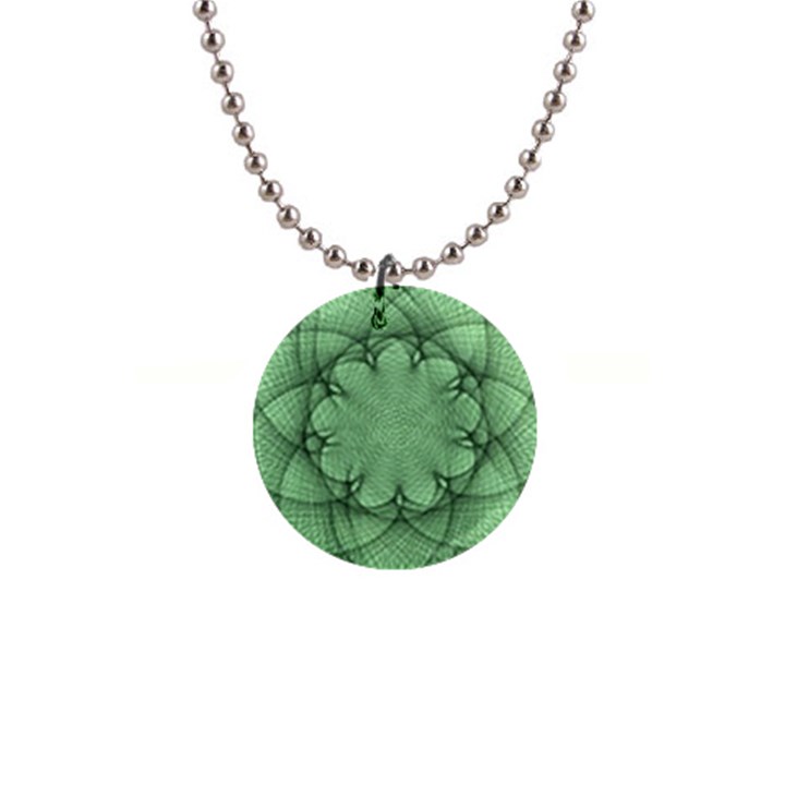 Spirograph Button Necklace