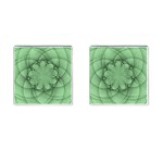 Spirograph Cufflinks (Square) Front(Pair)