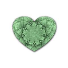 Spirograph Drink Coasters (heart) by Siebenhuehner