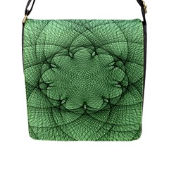 Spirograph Flap Closure Messenger Bag (large) by Siebenhuehner