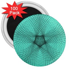 Spirograph 3  Button Magnet (100 Pack) by Siebenhuehner