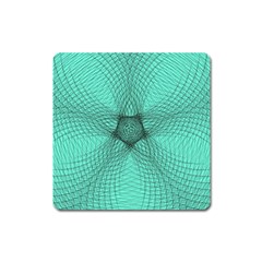 Spirograph Magnet (square) by Siebenhuehner