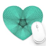 Spirograph Mouse Pad (Heart) Front