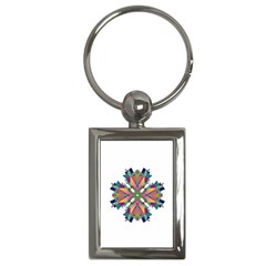 Modern Art Key Chain (rectangle) by Siebenhuehner