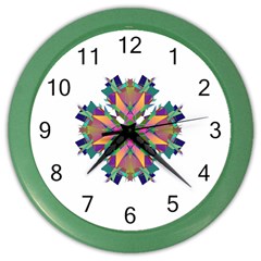 Modern Art Wall Clock (color) by Siebenhuehner