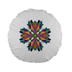 Modern Art 15  Premium Round Cushion  by Siebenhuehner