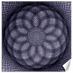 Spirograph Canvas 12  X 12  (unframed) by Siebenhuehner