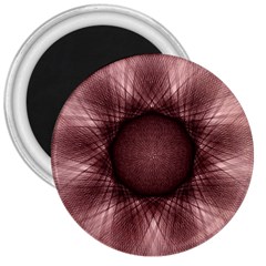 Spirograph 3  Button Magnet by Siebenhuehner