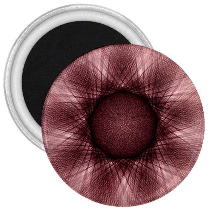 Spirograph 3  Button Magnet