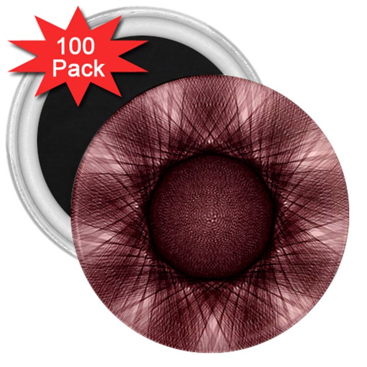 Spirograph 3  Button Magnet (100 pack)