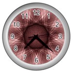 Spirograph Wall Clock (Silver) Front