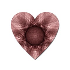 Spirograph Magnet (heart) by Siebenhuehner